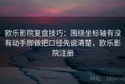欧乐影院复盘技巧：围绕坐标轴有没有动手脚做把口径先说清楚，欧乐影院注册
